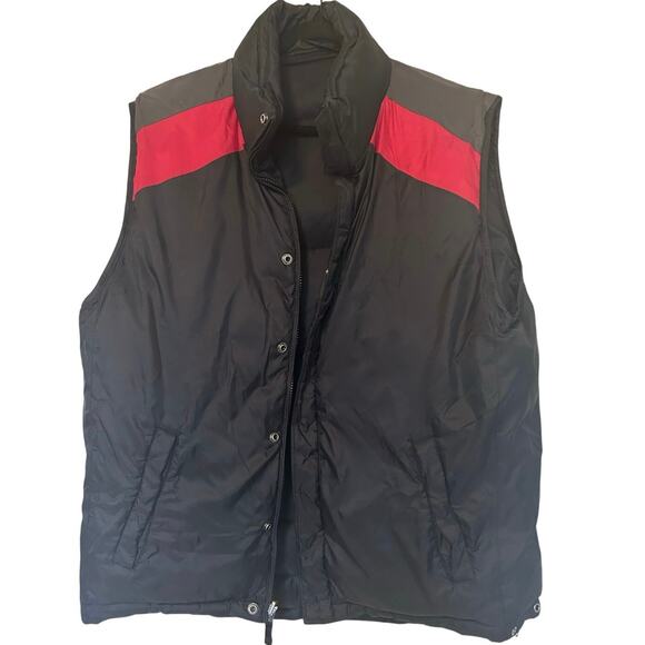 Gap men’s reversible puffer vest with built-in hood, Size L - Picture 1 of 11